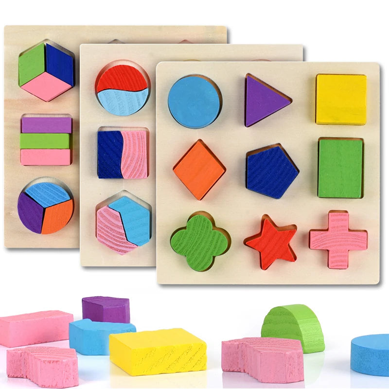Houten Montessori Vormen Speelgoed