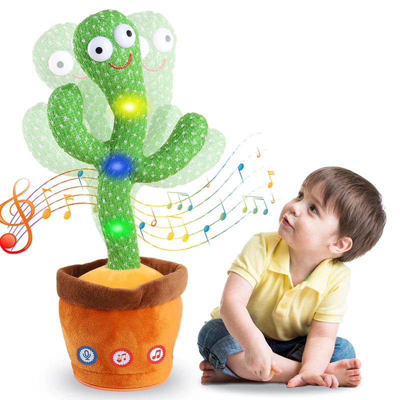 Dancing Talking Cactus – Zingende en Herhalende Cactus Speelgoed voor Baby's en Kinderen