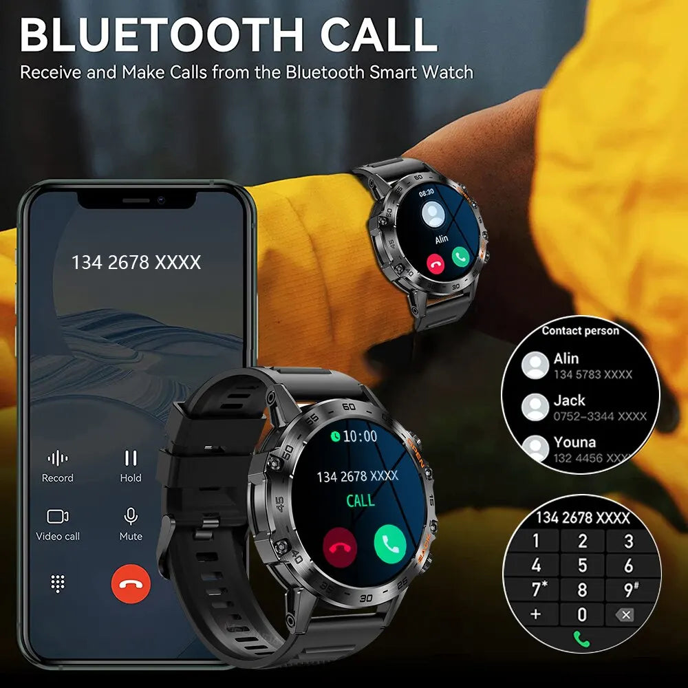 HealthTrack 1.39  Bluetooth, IP67 Waterdicht, Fitness & Gezondheidstracker Hartslag, Bloeddruk, Zuurstofmonitor