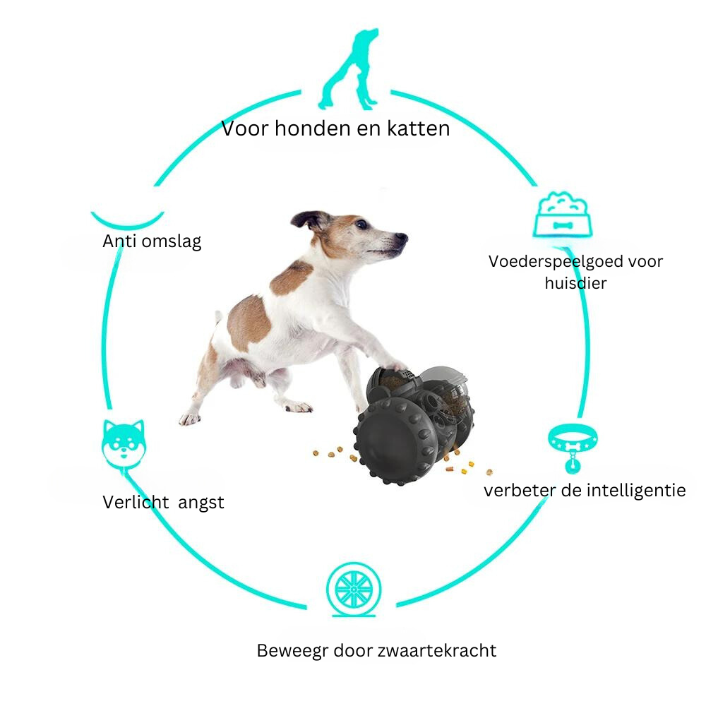 Honden Interactief Speelgoed: Plezierige Voedseluitdeler voor Boeiend Vermaak!